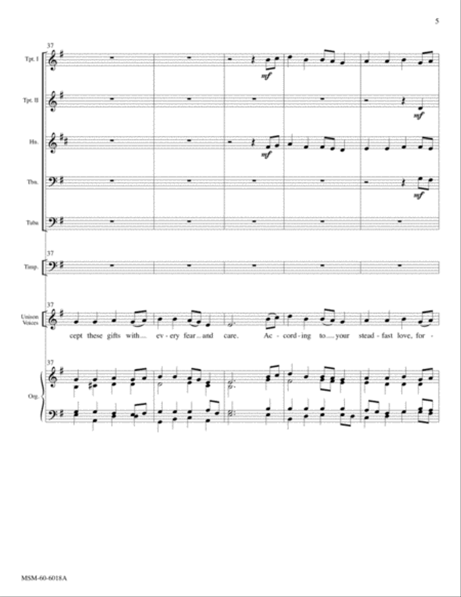 Our Many Voices and Each Heart Choir scores gallery preview page 5