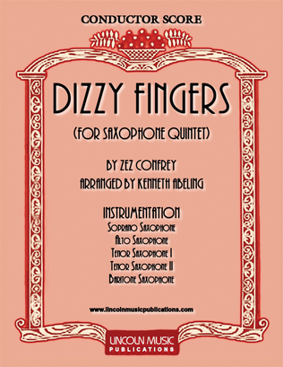 Dizzy Fingers (for Saxophone Quintet SATTB)