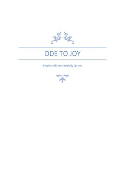 Ode to Joy Ukulele Solo (Simple & Chord-Melody Version) image number null