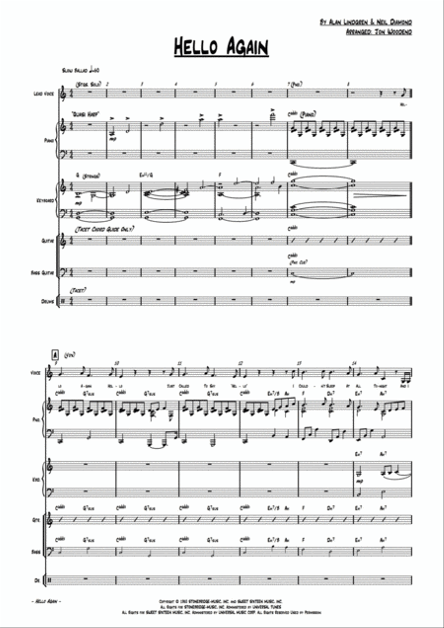 Hello Again Small Ensemble scores gallery preview page 4