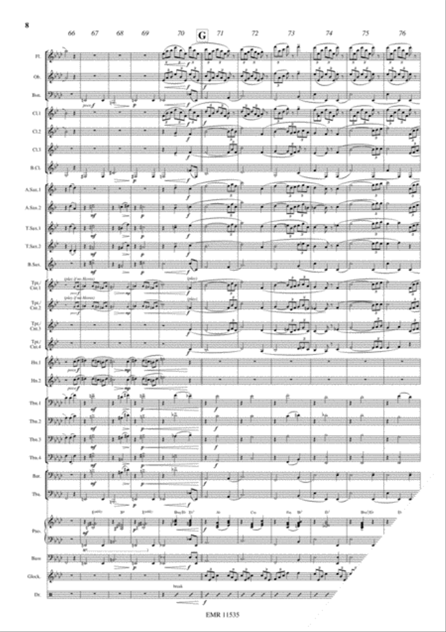 Moulin Rouge Concert Band scores gallery preview page 9
