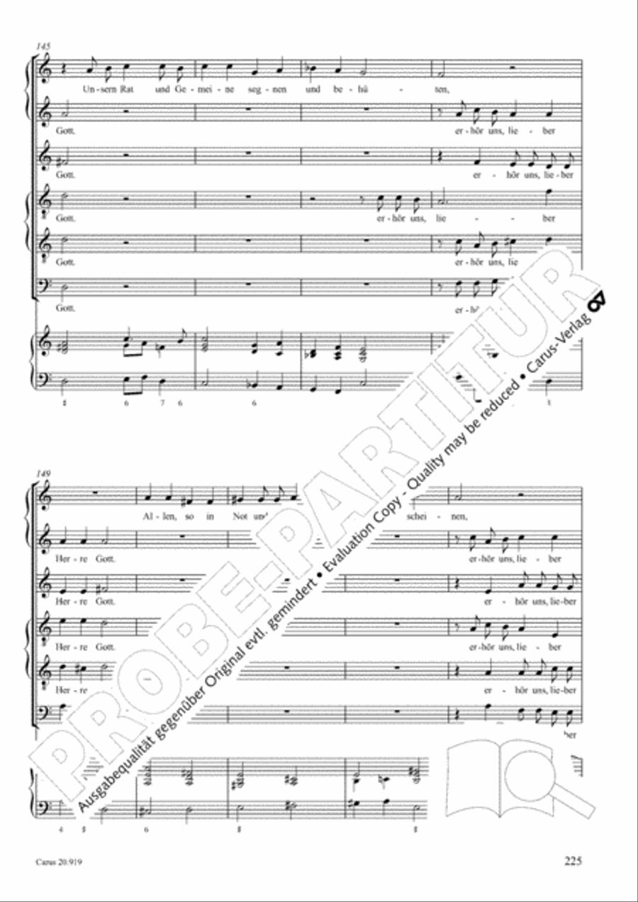 Opera varia I. Works with 1-7 parts (Complete edition, vol. 19) [Werke mit 1-7 obligaten Stimmen] Score scores gallery preview page 282