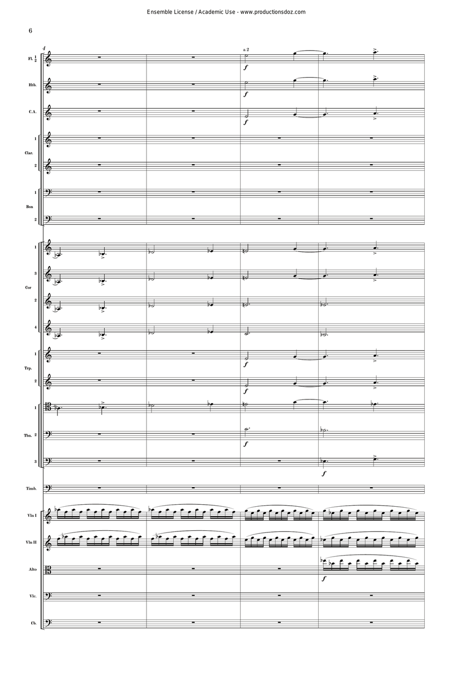 Sur les rives du Saint-Maurice, opus 78 Orchestra scores gallery preview page 6