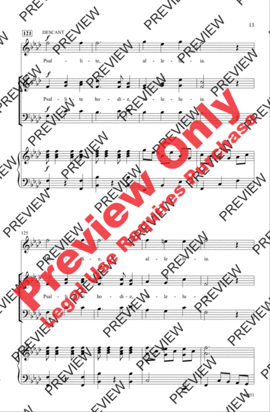 Psallite Hodie 3-Part scores gallery preview page 12