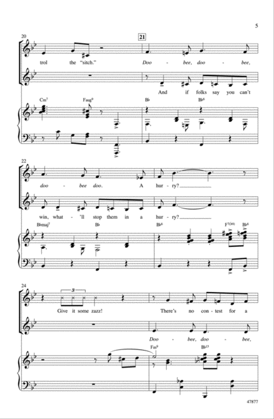 Zazz Choir scores gallery preview page 4