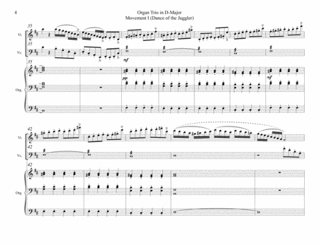 Organ Trio in D-Major (The Carnival Trio) Op. 5