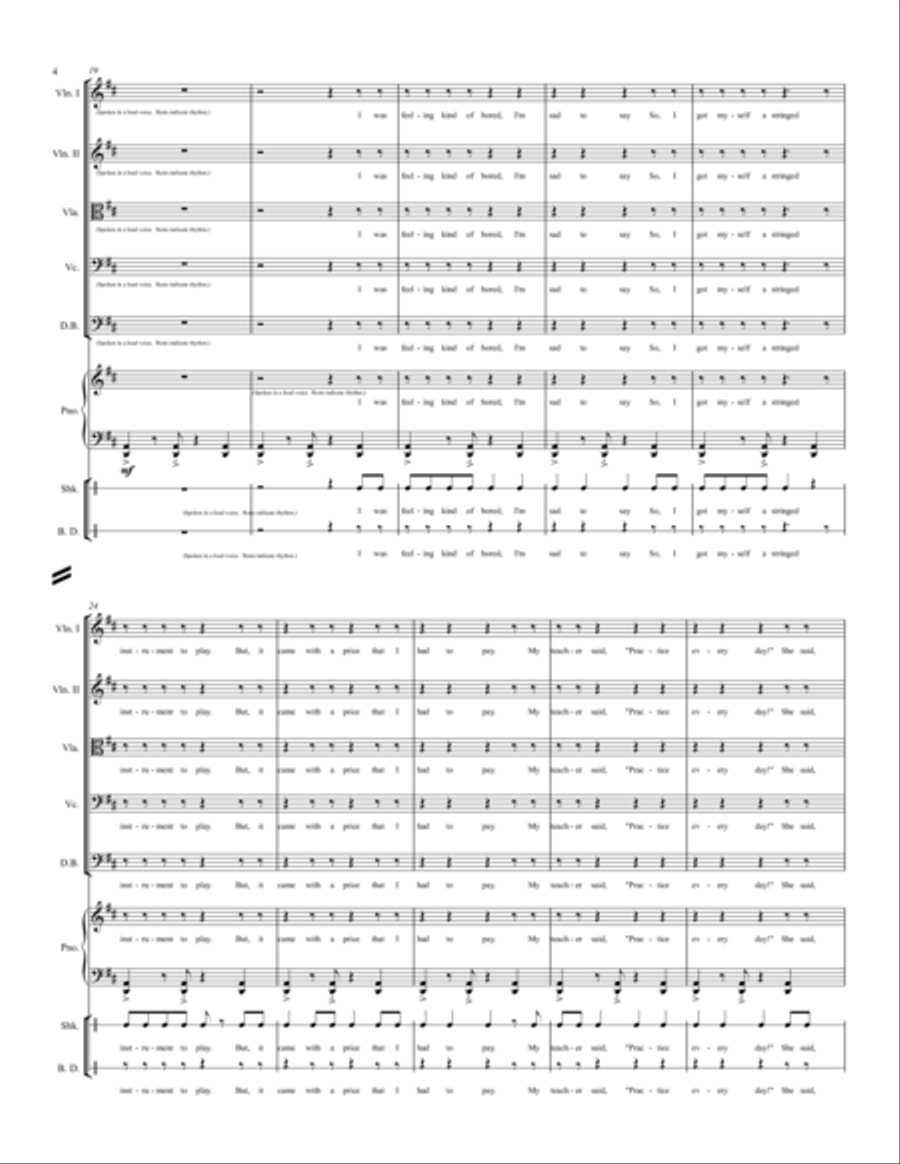 The Power of Practice String Orchestra scores gallery preview page 4