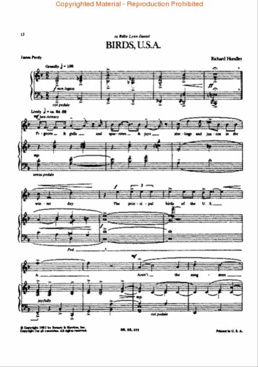 Eight Songs Eight Songs Voice scores gallery preview page 3