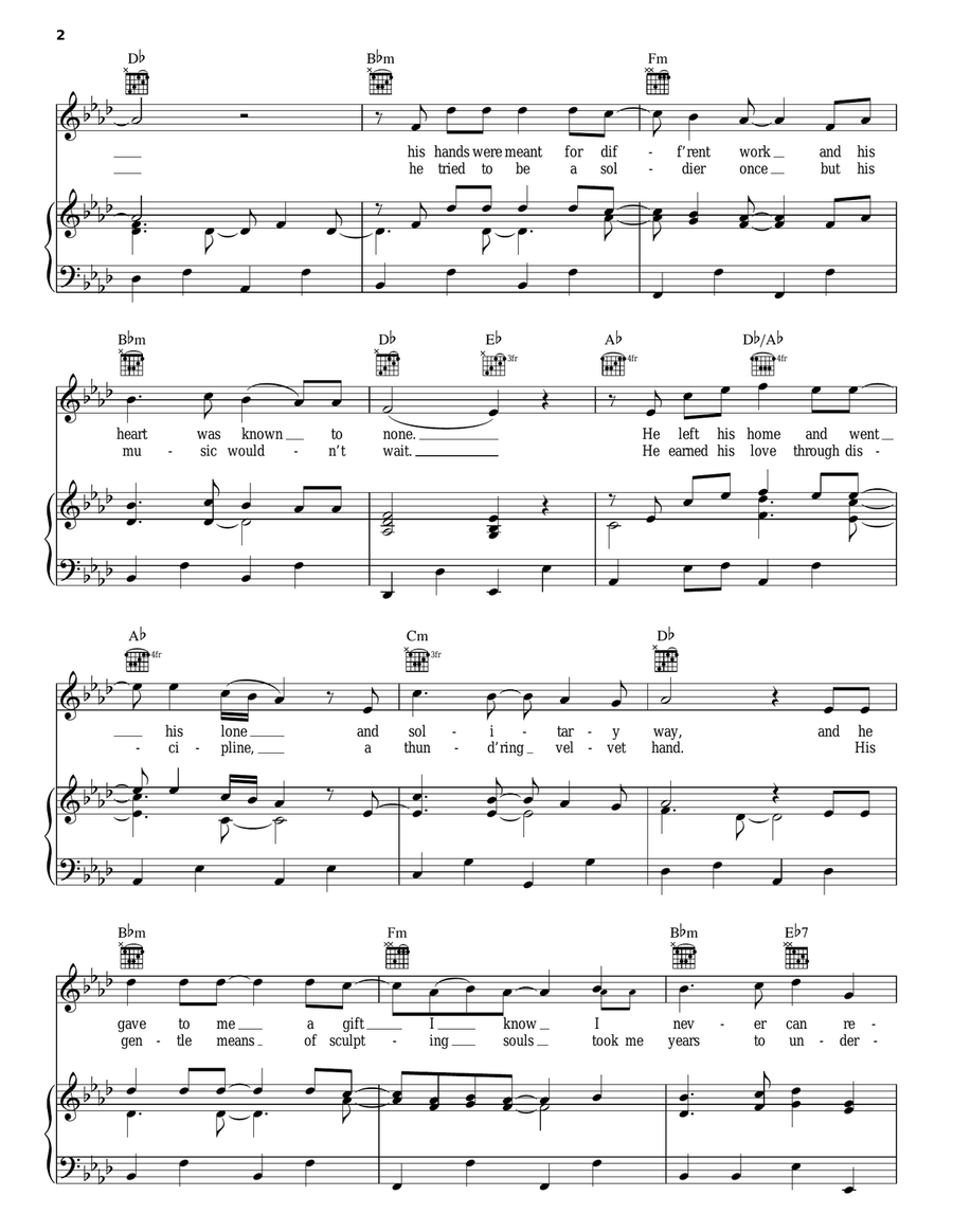 Leader Of The Band Piano, Vocal, Guitar scores gallery preview page 2