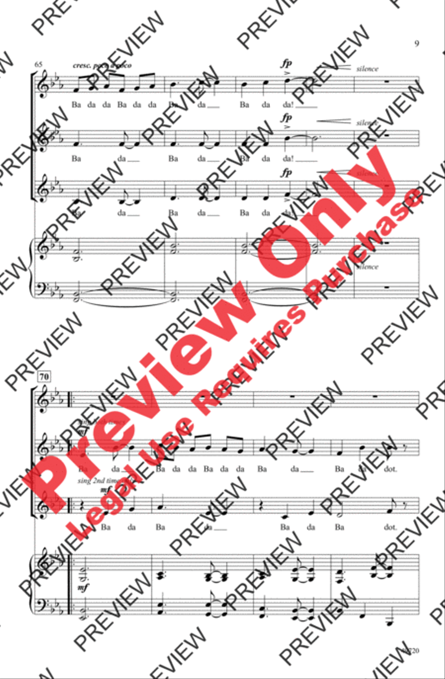 Vox Women's Choir scores gallery preview page 9