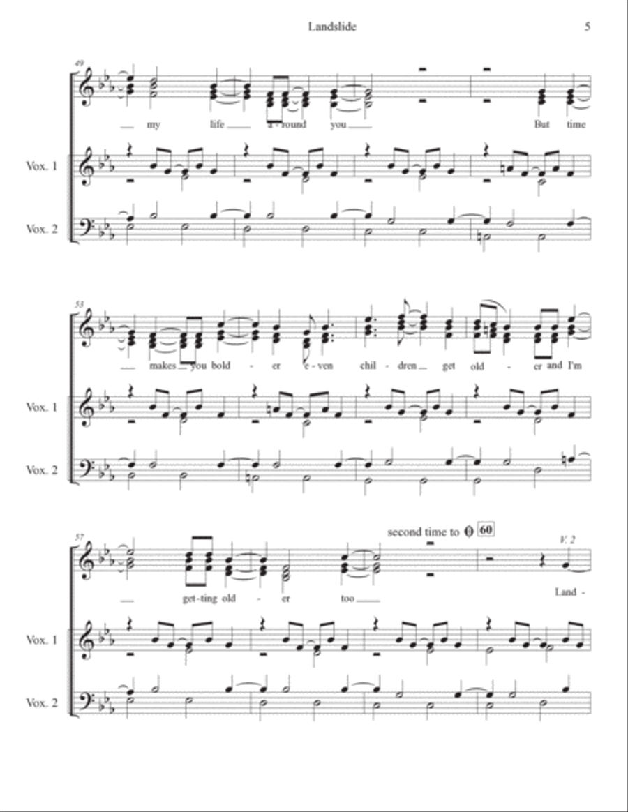 Landslide 4-Part scores gallery preview page 5