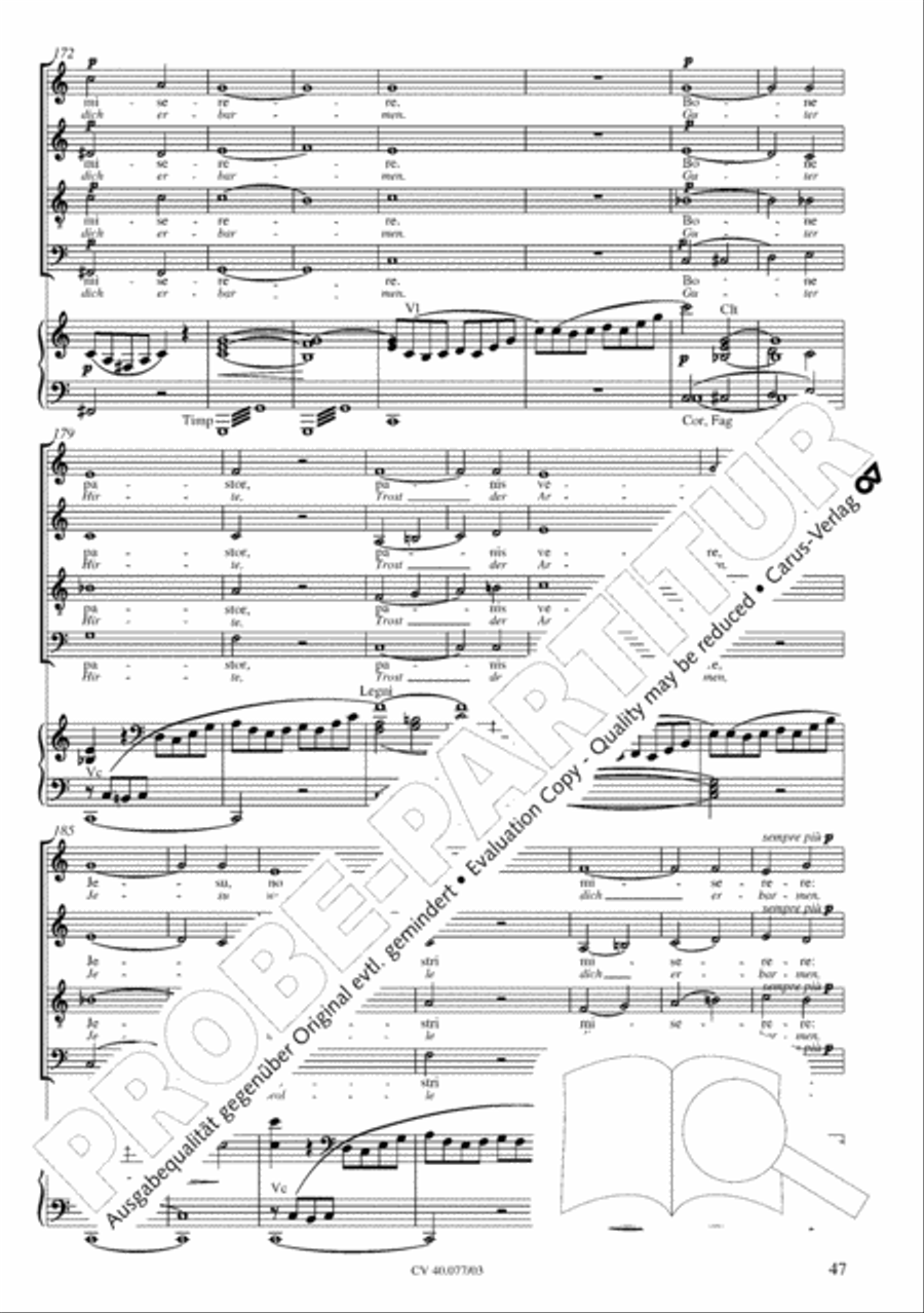 Lauda Sion Lauda Sion 4-Part scores gallery preview page 52