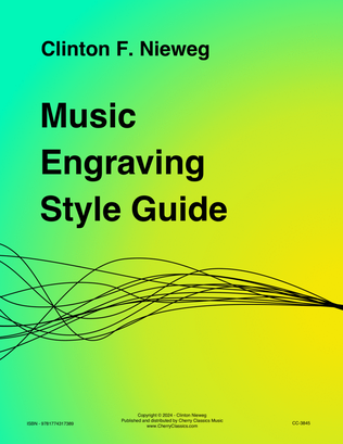 Music Engraving Style Guide