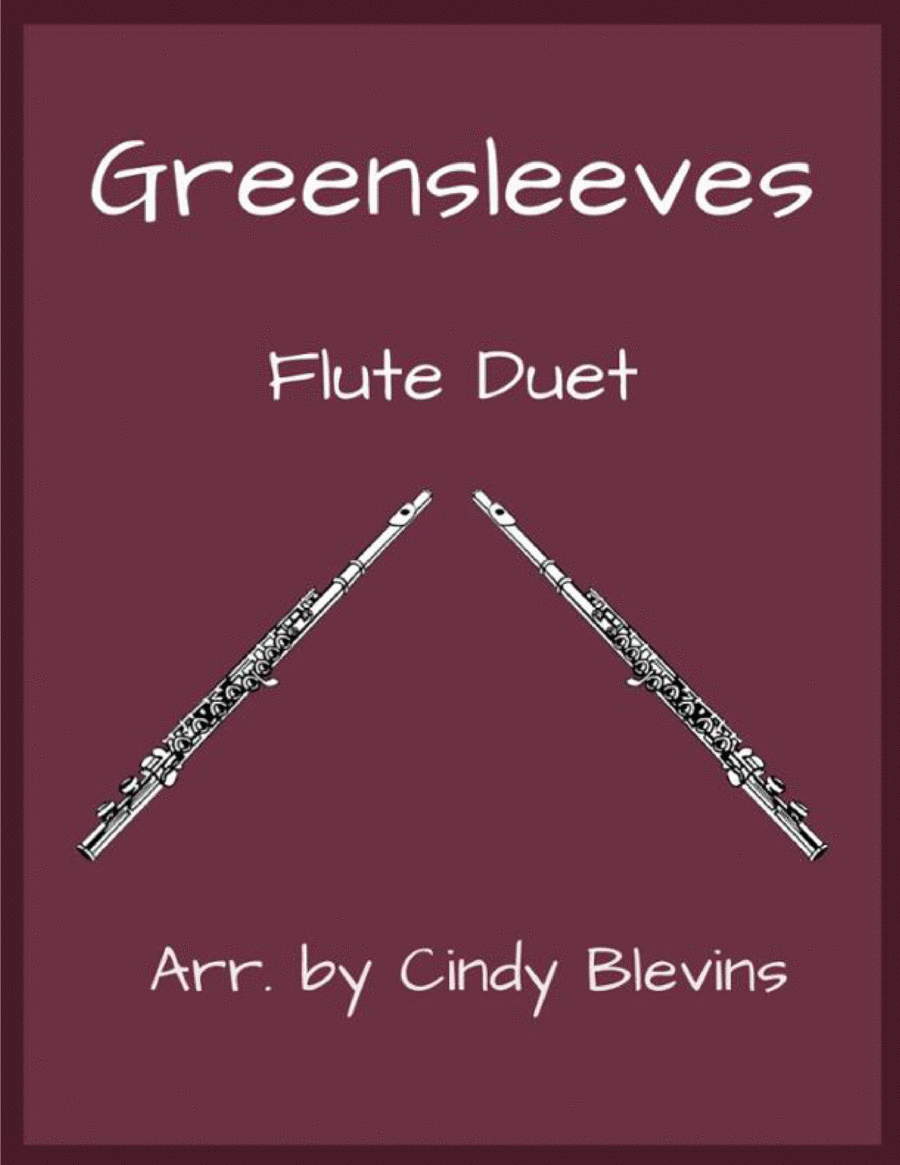 Greensleeves, for Flute Duet image number null