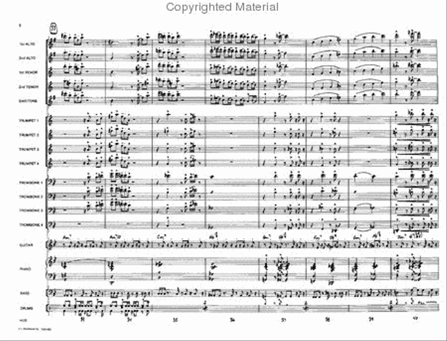 Hip Hoppin' Jazz Ensemble scores gallery preview page 6