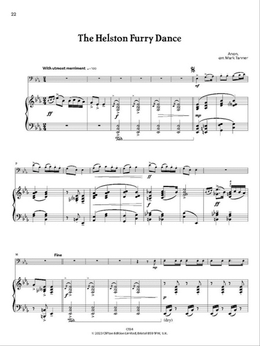 Cornish Pastiche Trombone scores gallery preview page 4