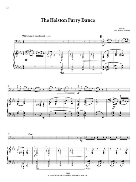Cornish Pastiche. Trombone & Piano