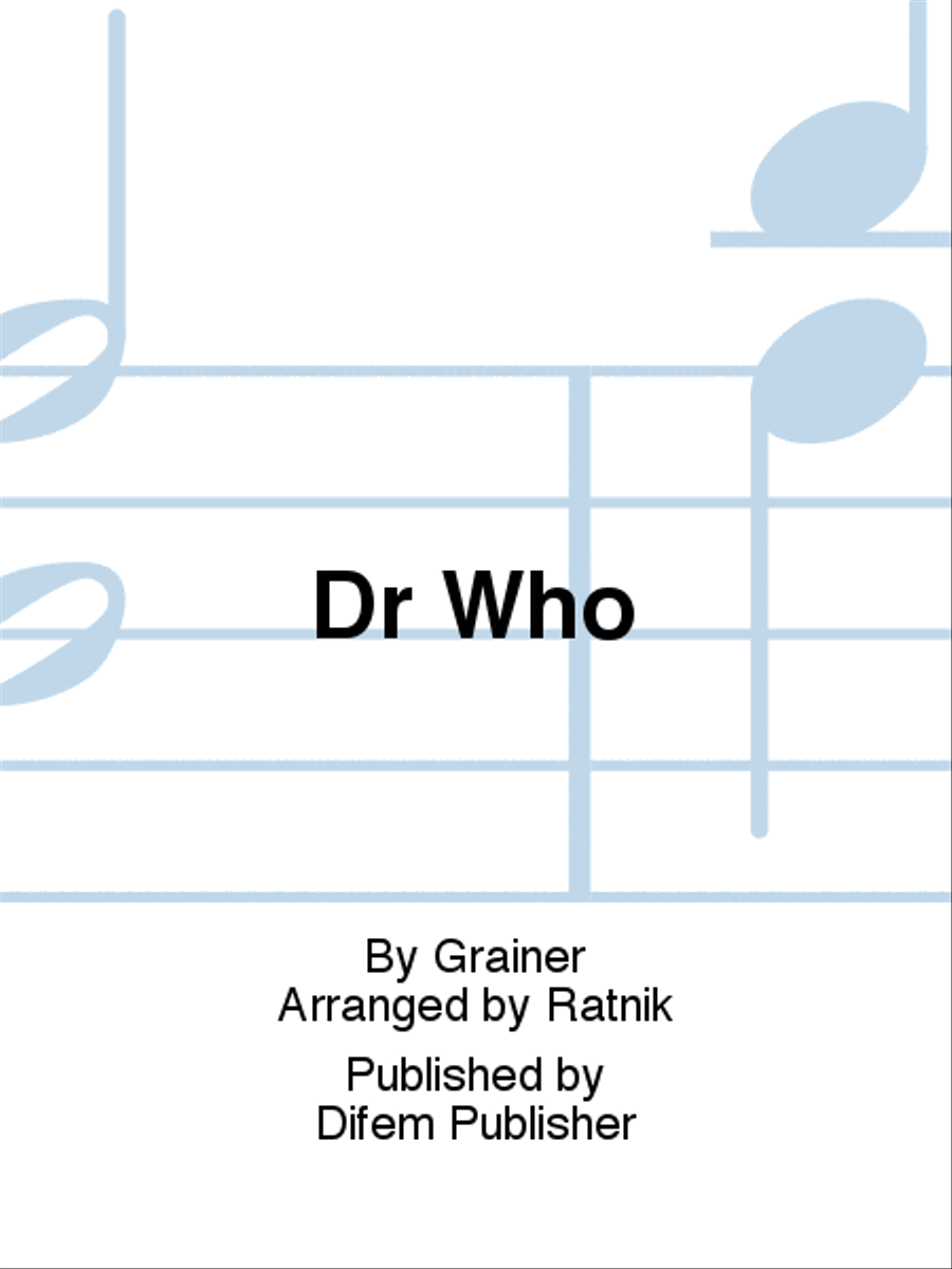 Dr Who Concert Band scores gallery preview page 1