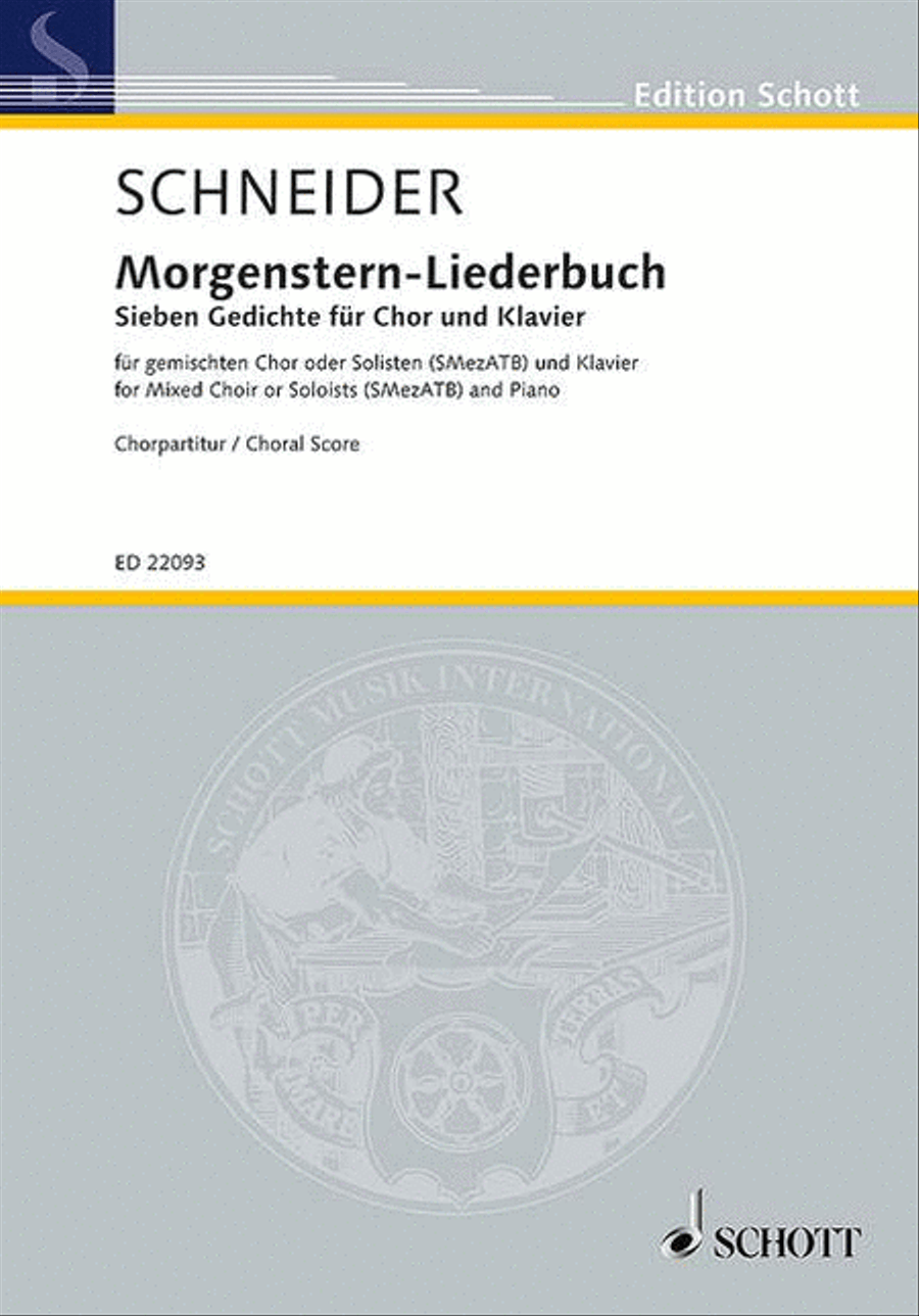 Morgenstern-liederbuch (7 Poems For Choir) Satb In German 4-Part scores gallery preview page 1