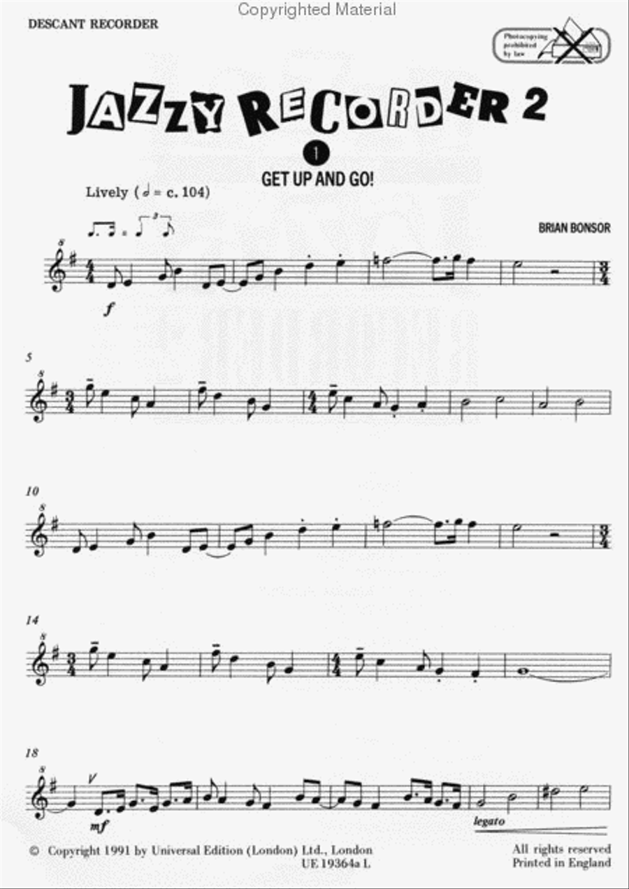 Jazzy Recorder 2 Recorder scores gallery preview page 3