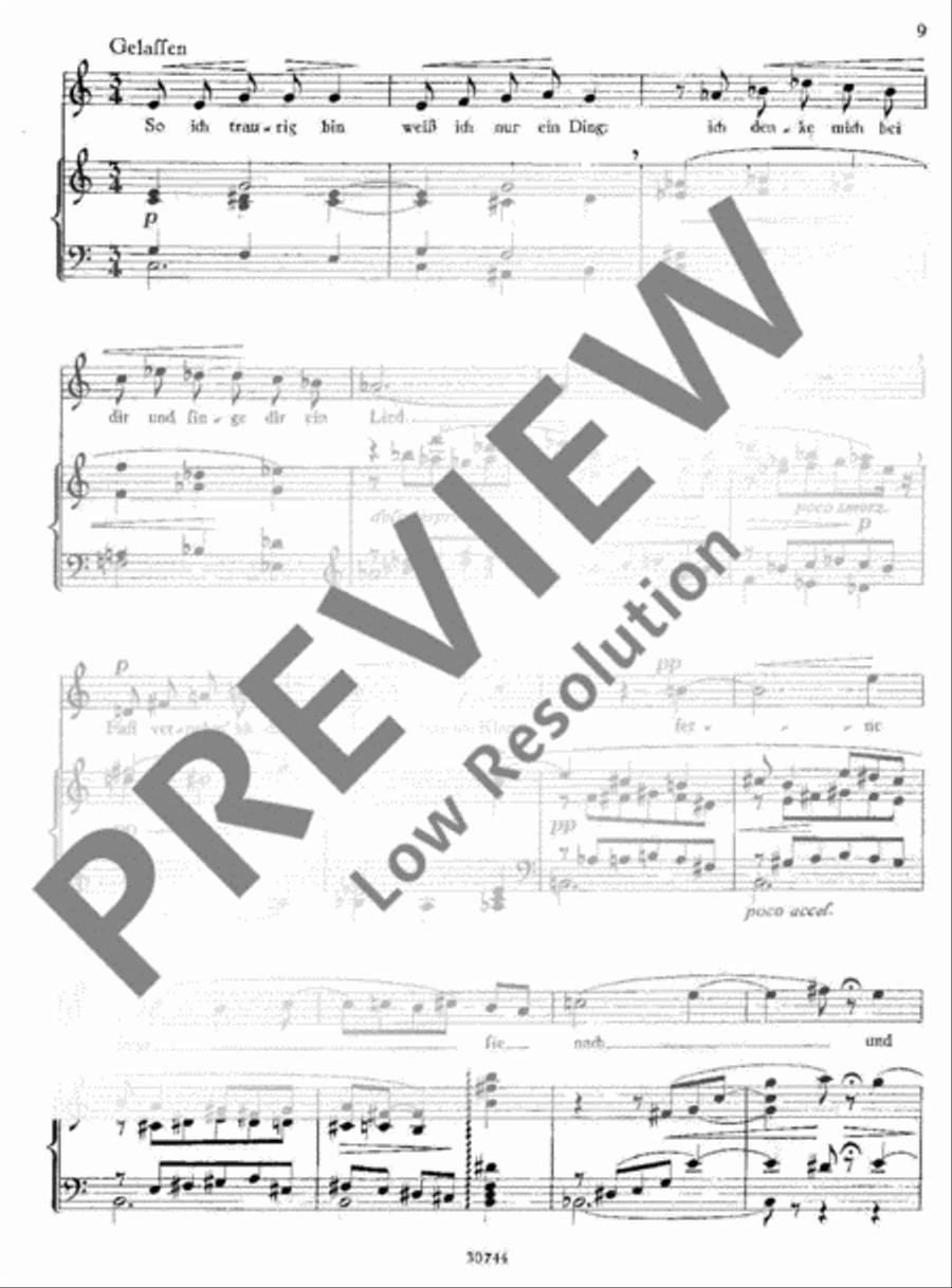 Sänge eines fahrenden Spielmanns Voice Solo scores gallery preview page 10