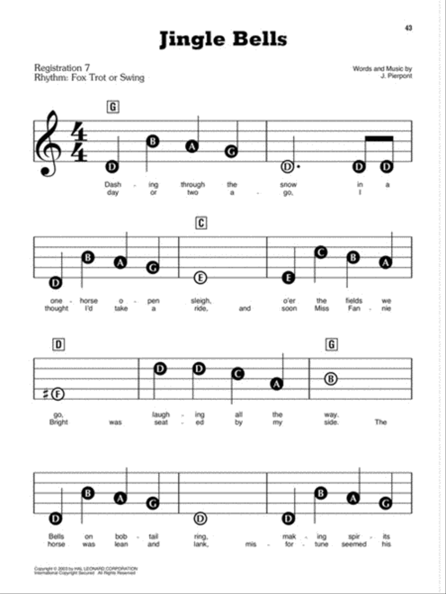 Christmas Time Electronic Keyboard scores gallery preview page 4