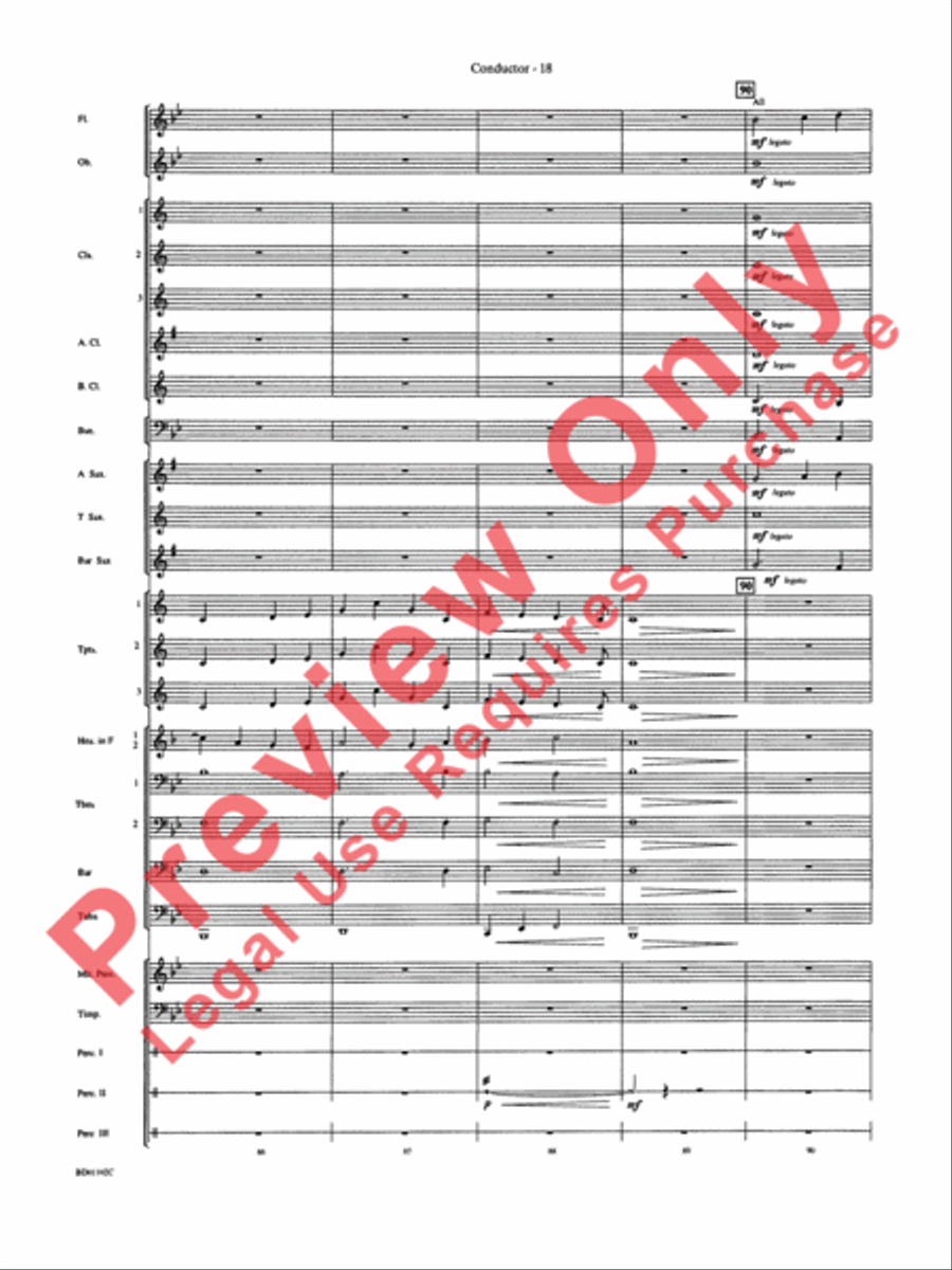 Into the Storm Concert Band scores gallery preview page 21