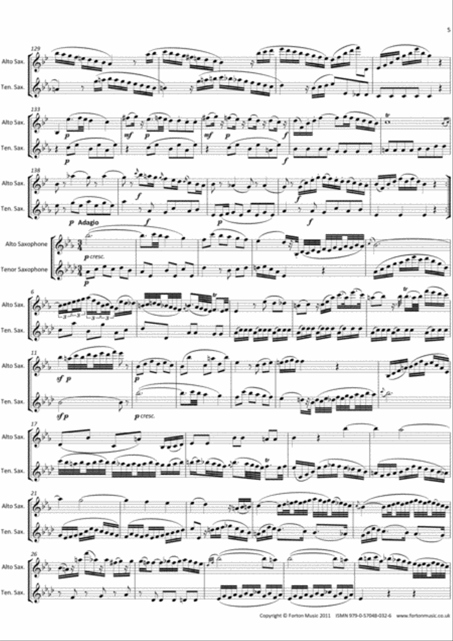 Duo KV423 Woodwind Duet scores gallery preview page 5