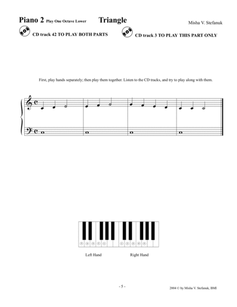 Jazz Piano Duets for the Young Beginner