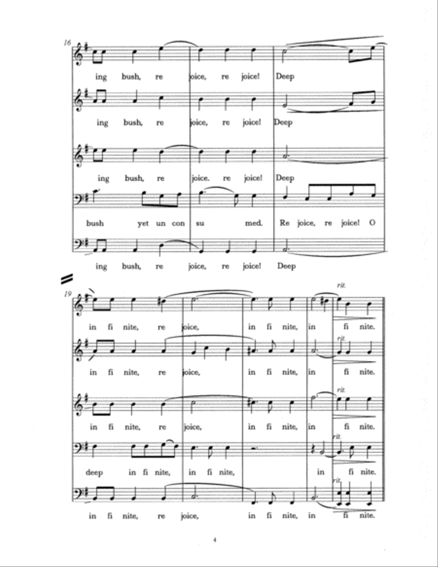 Gabriel Appeared (Sovet prevechni) 4-Part scores gallery preview page 6