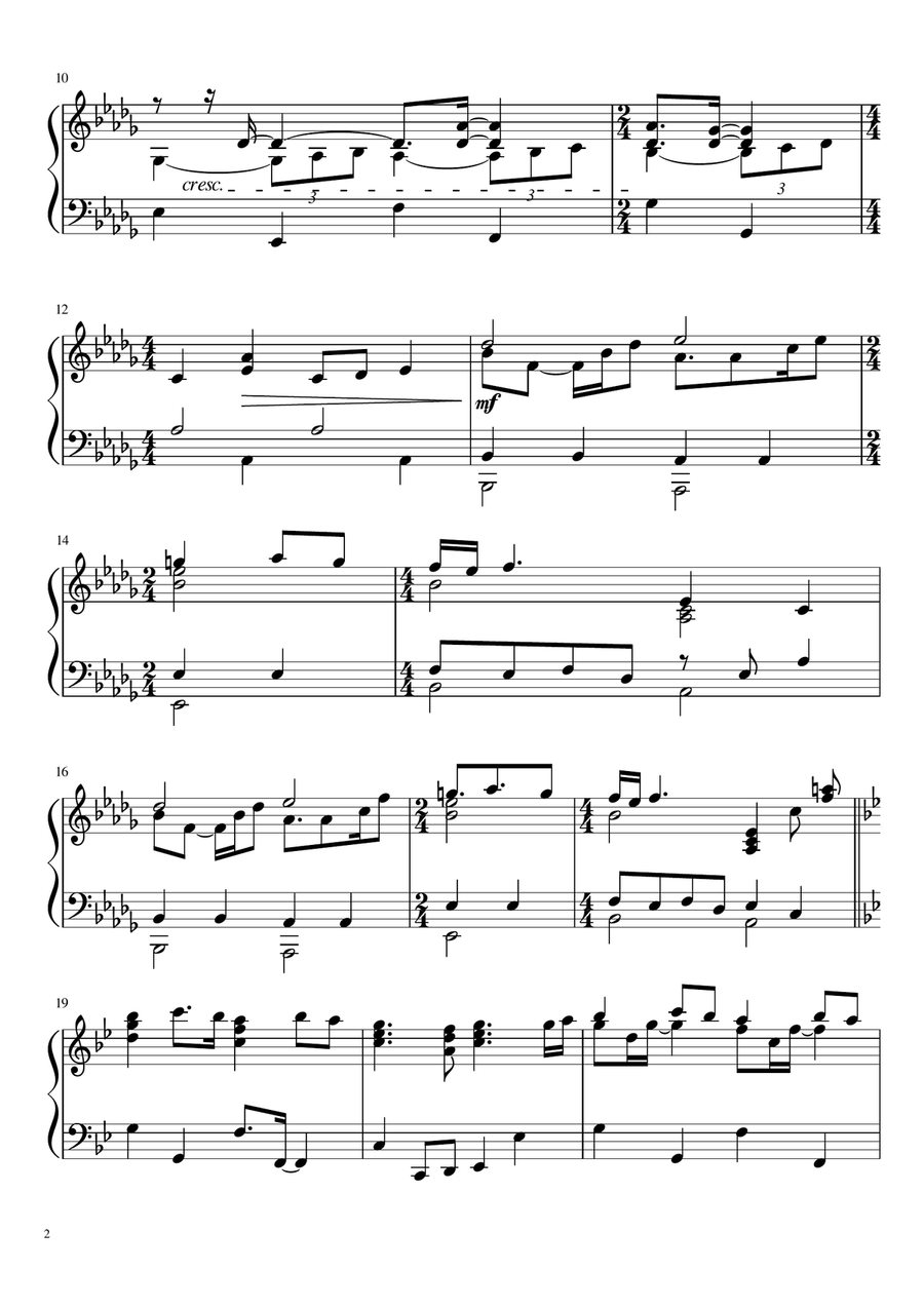 I See You (theme From Avatar) Piano Solo scores gallery preview page 2