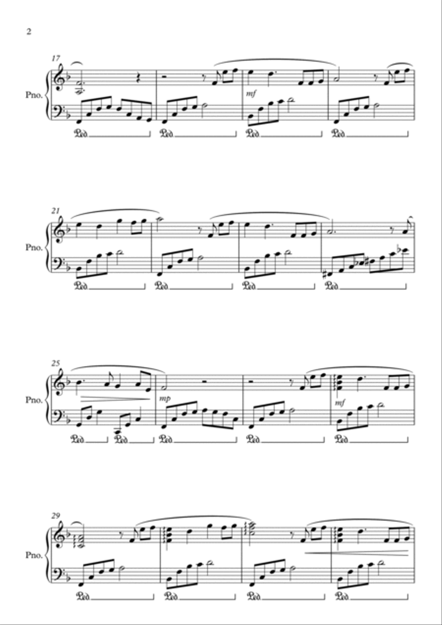 Hills of Heather Piano Solo scores gallery preview page 2