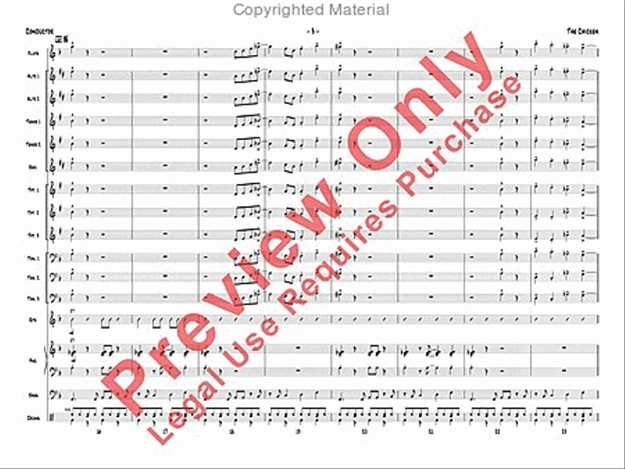 The Chicken Jazz Ensemble scores gallery preview page 6