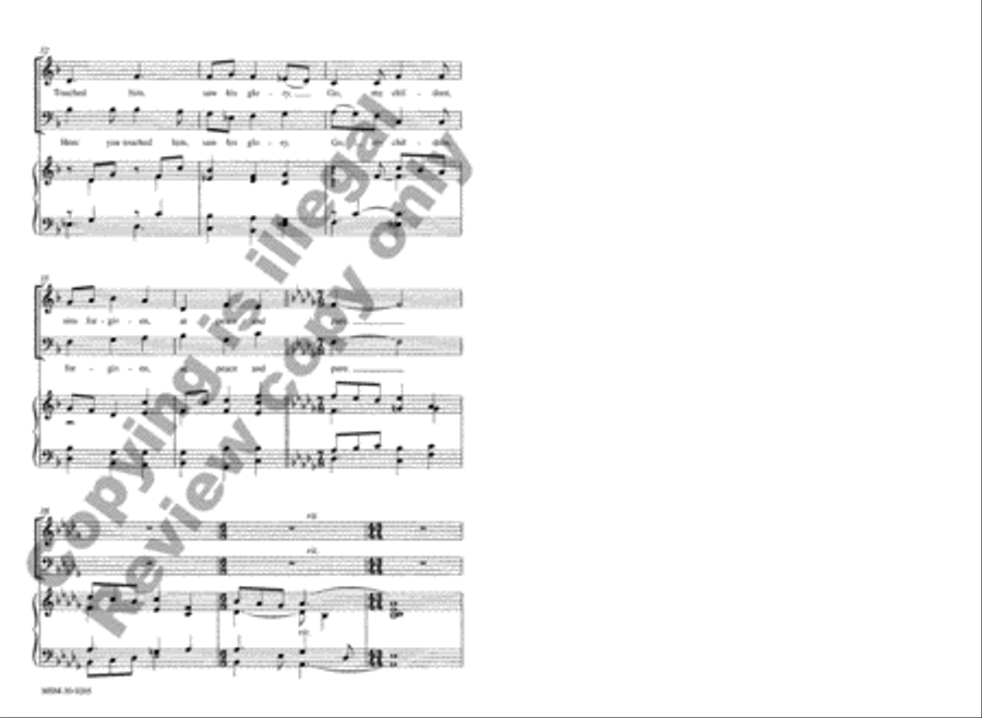 Go, My Children, with My Blessing 3-Part scores gallery preview page 5