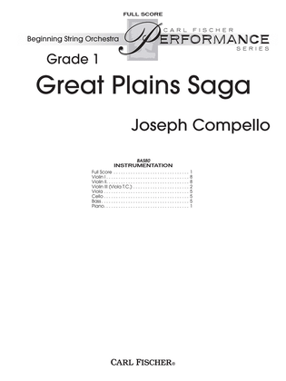 Book cover for Great Plains Saga