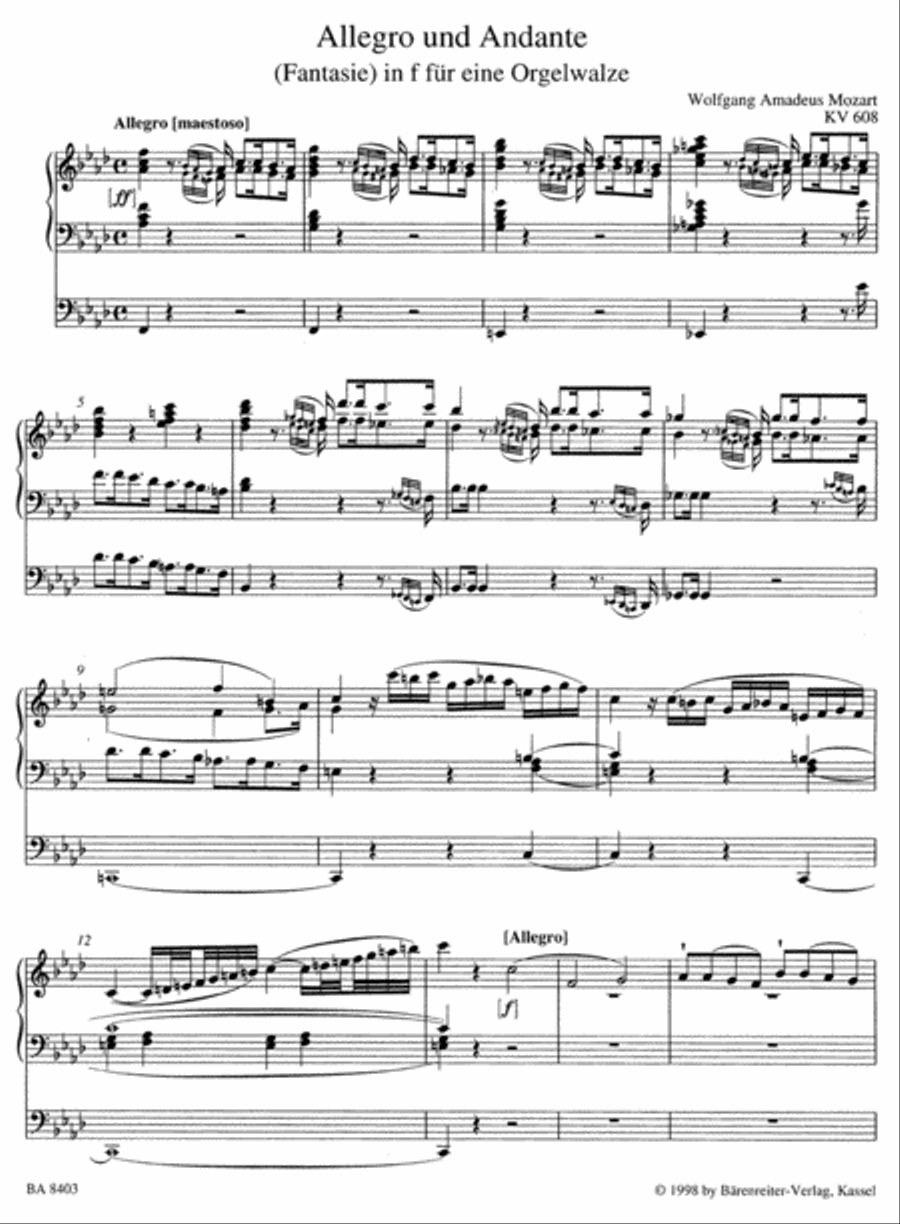 Werke for Organ Organ Solo scores gallery preview page 2