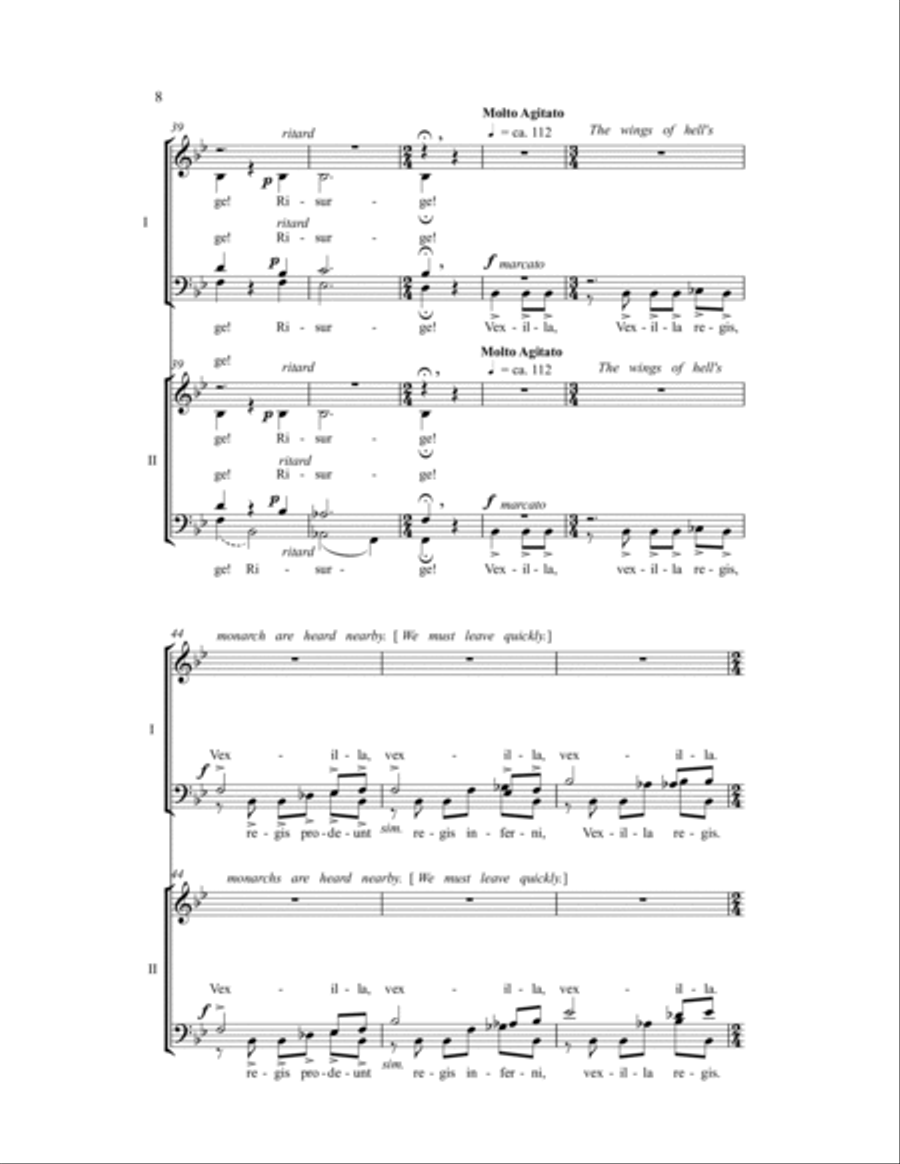 We Beheld Once Again the Stars 4-Part scores gallery preview page 12