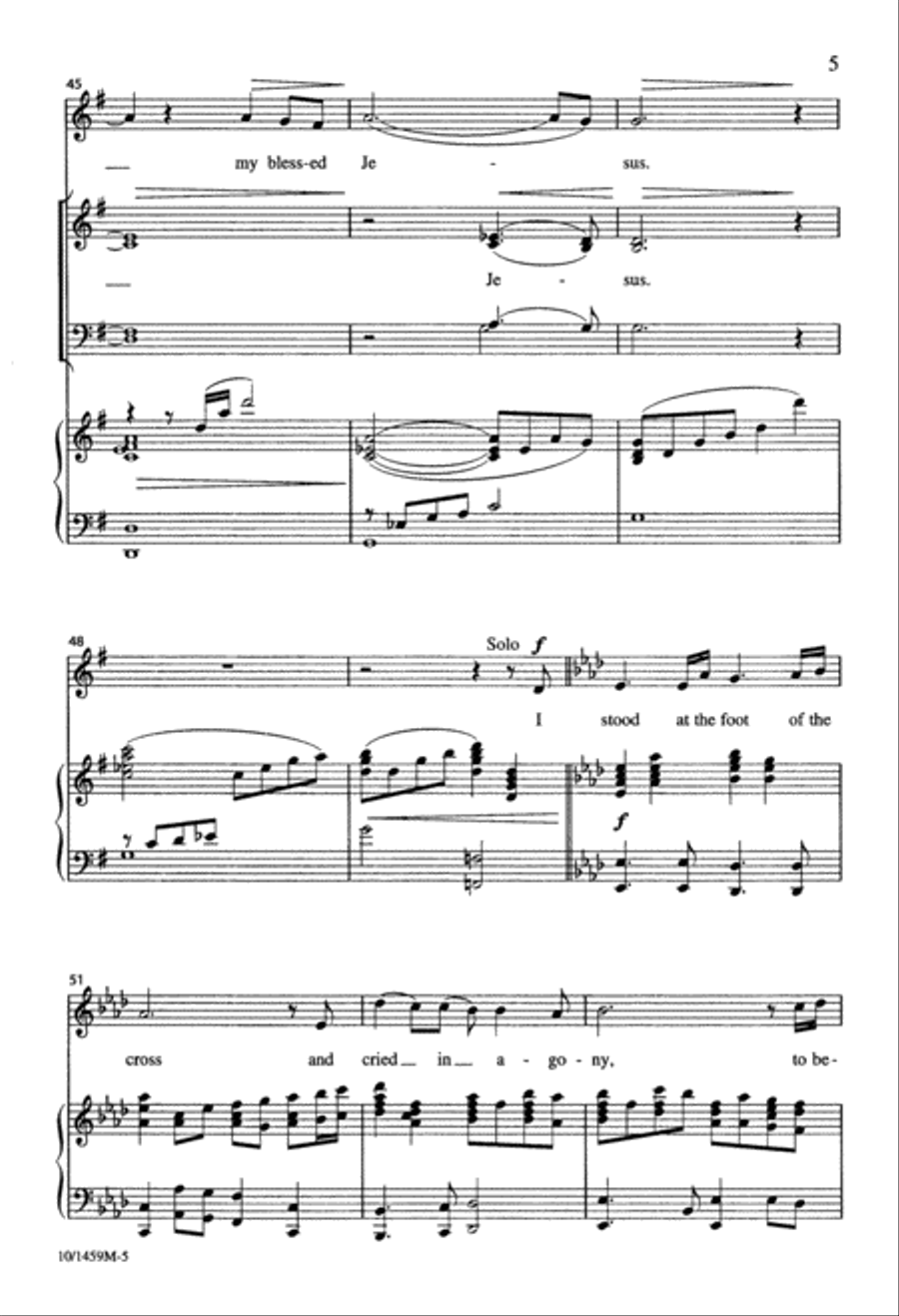 Blessed Jesus Divisi scores gallery preview page 5