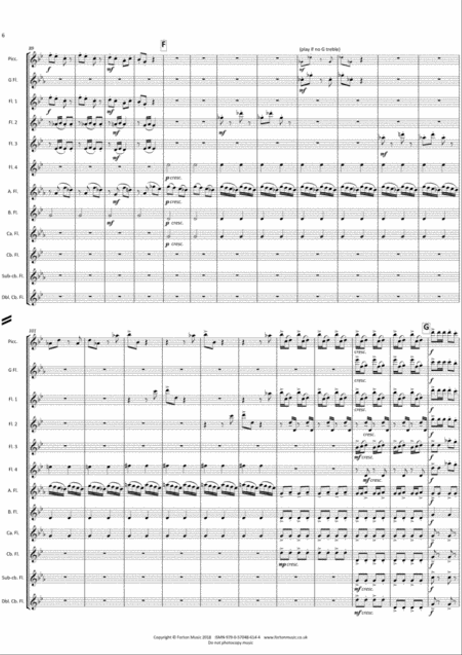An American Suite Flute scores gallery preview page 6