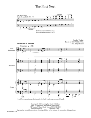 The First Noel from Flexible Hymn Accompaniments for Handbells (Downloadable)