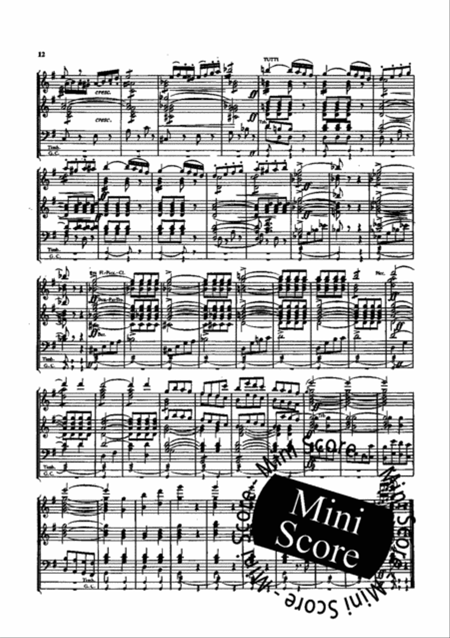 Ouverture Romantique Ouverture Romantique Concert Band scores gallery preview page 13
