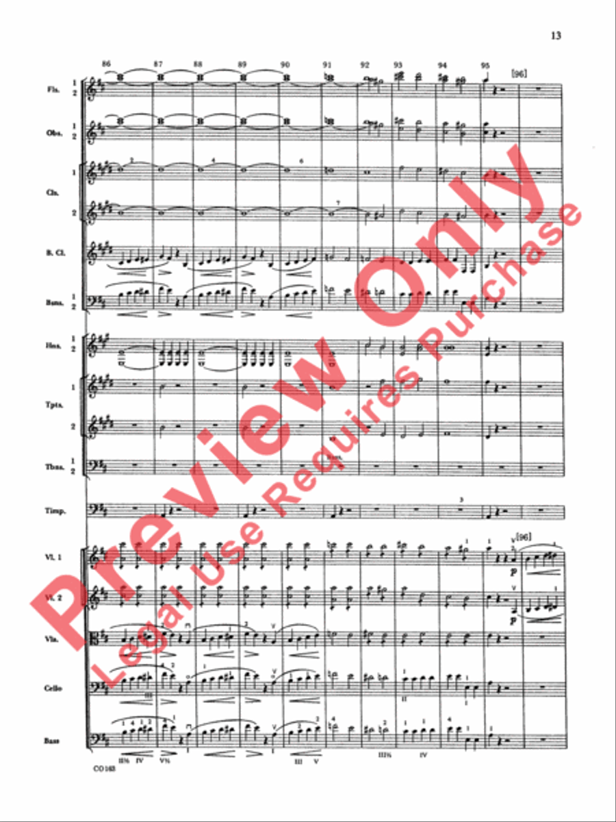 The Marriage of Figaro -- Overture Full Orchestra scores gallery preview page 16