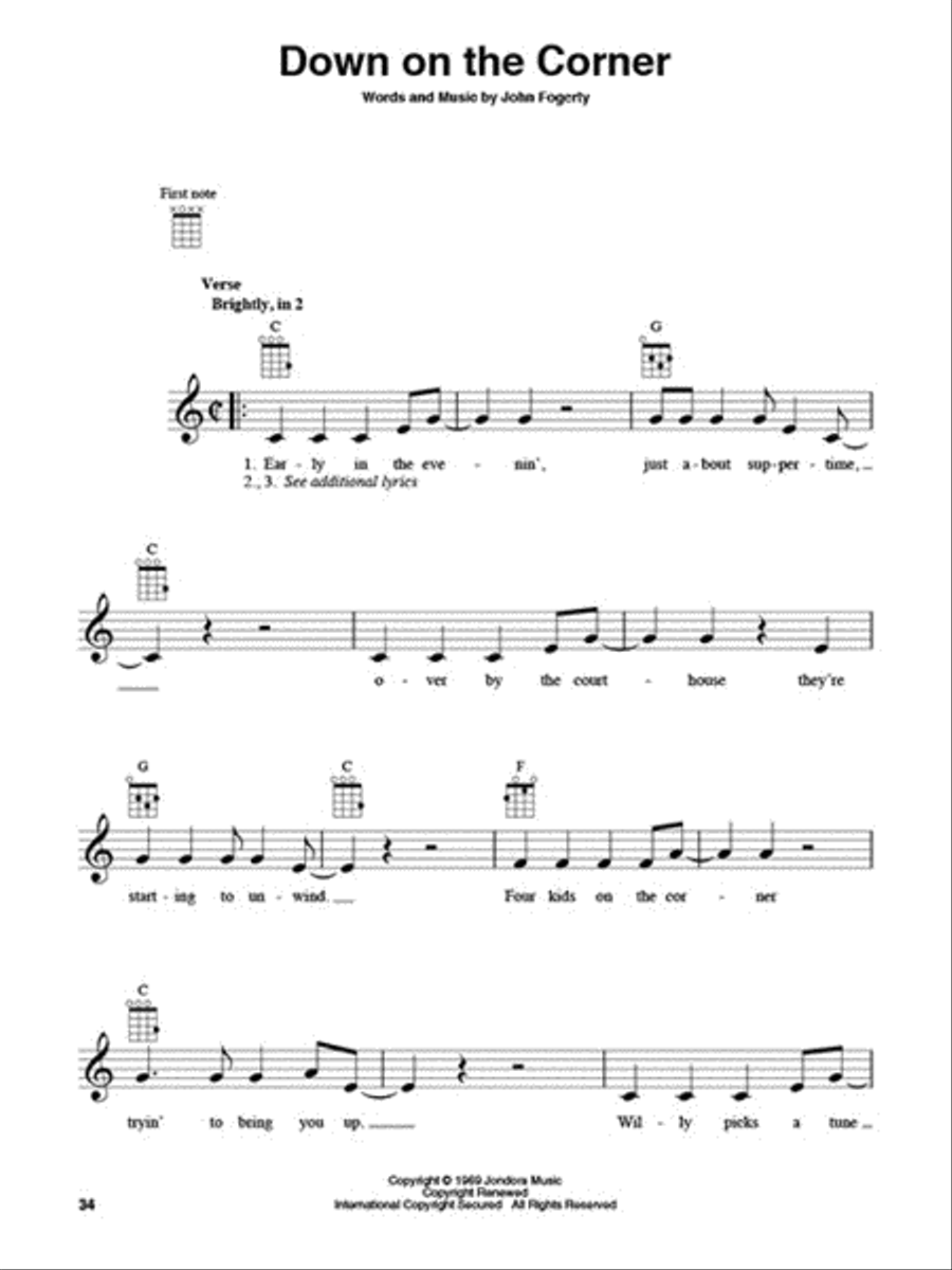 The Ukulele 3 Chord Songbook Ukulele scores gallery preview page 5