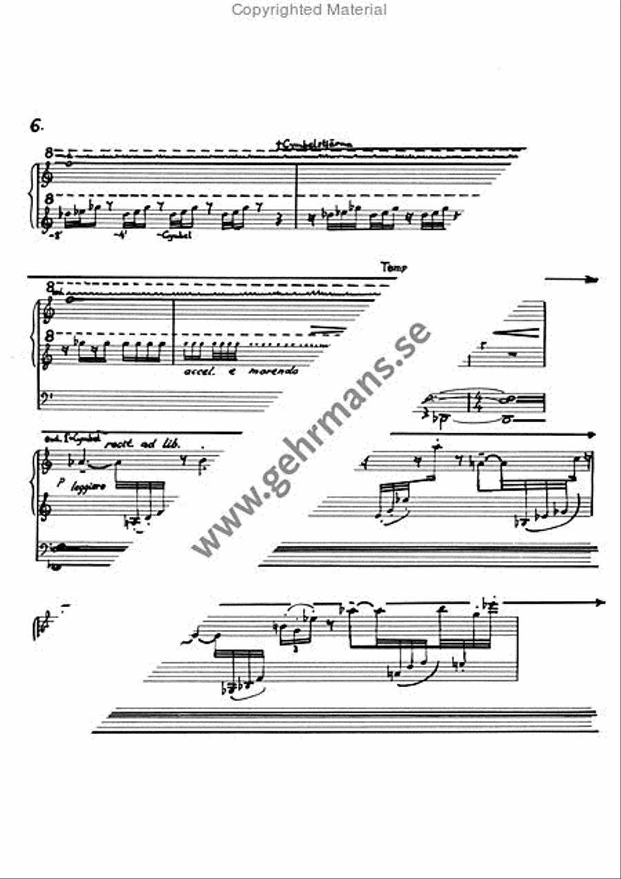 Kristi Himmelsfard Organ Solo scores gallery preview page 6