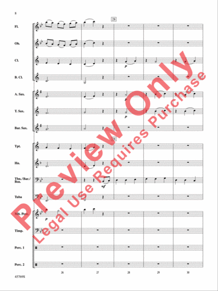 Trust Trust Concert Band scores gallery preview page 9
