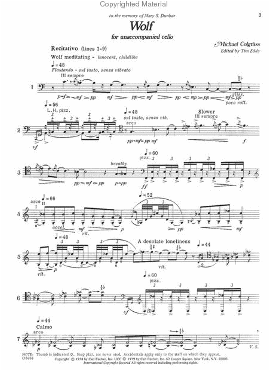Wolf Wolf Solo Part scores gallery preview page 2