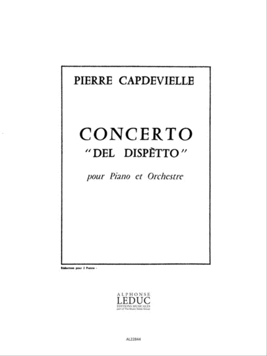 Concerto 'del Dispetto' (pianos 2) Piano Solo scores gallery preview page 1