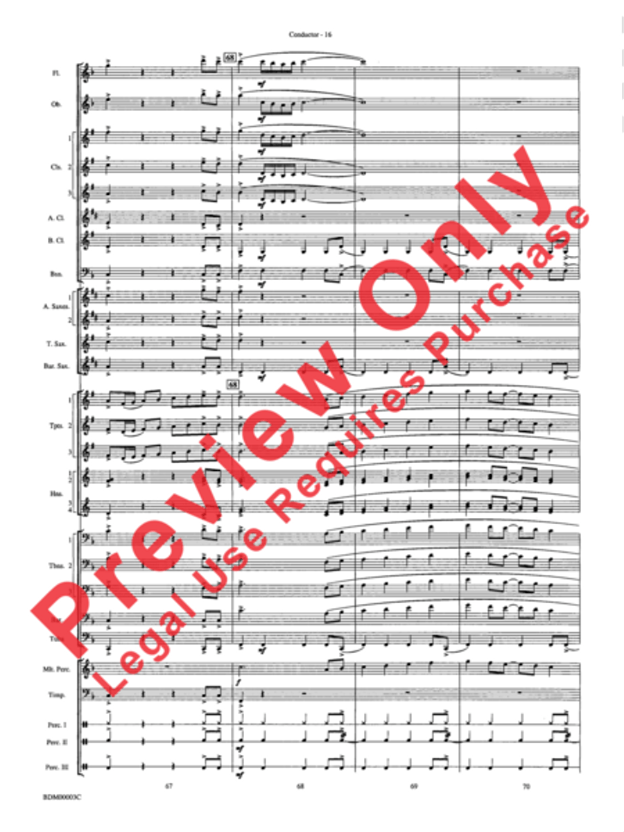 Overture de Argentina Overture de Argentina Concert Band scores gallery preview page 18