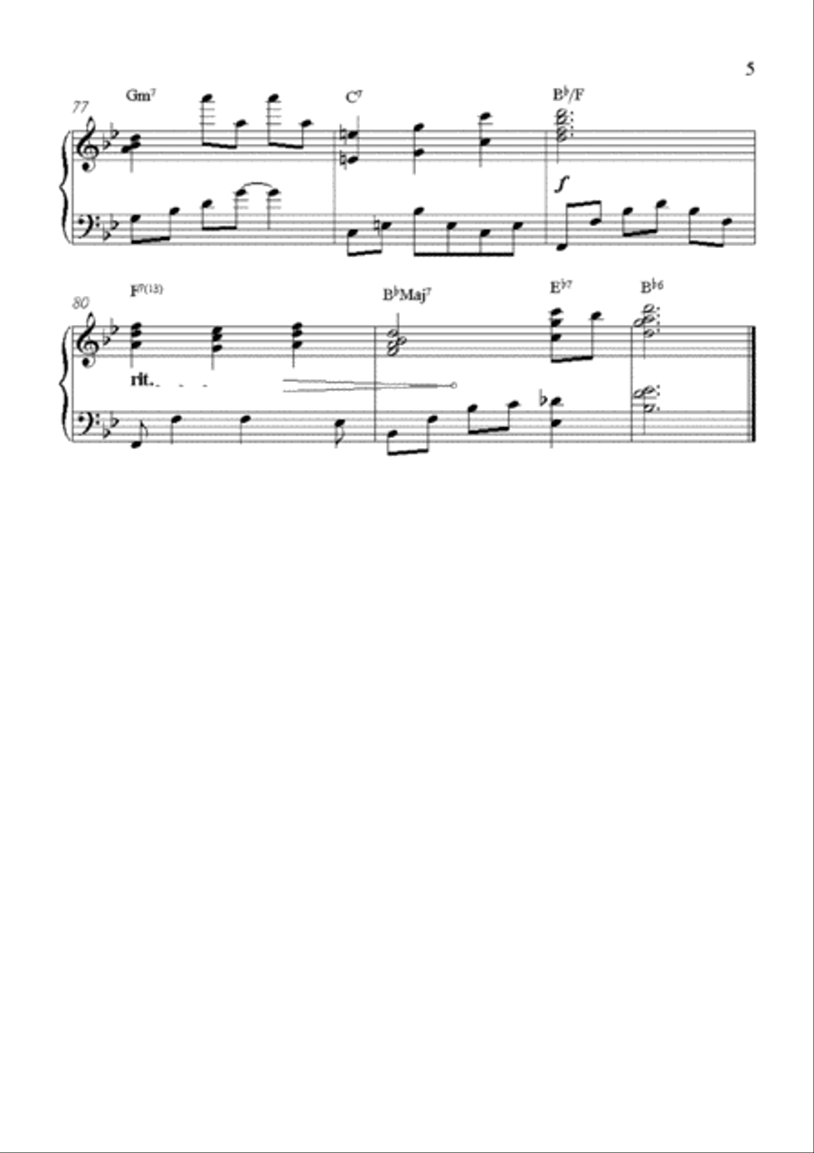 A Child Is Born A Child Is Born Piano Solo scores gallery preview page 6