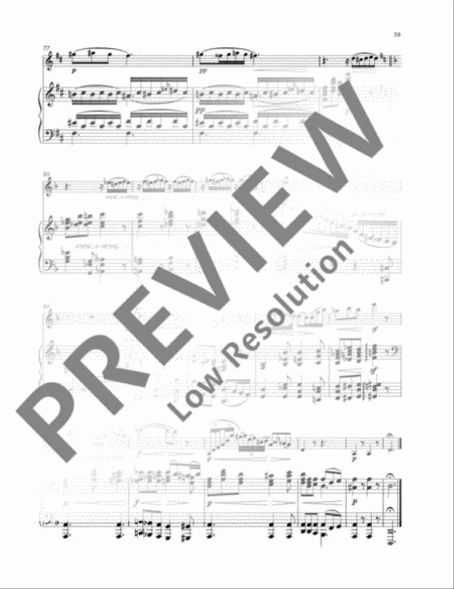 Notturno Violin Solo scores gallery preview page 9